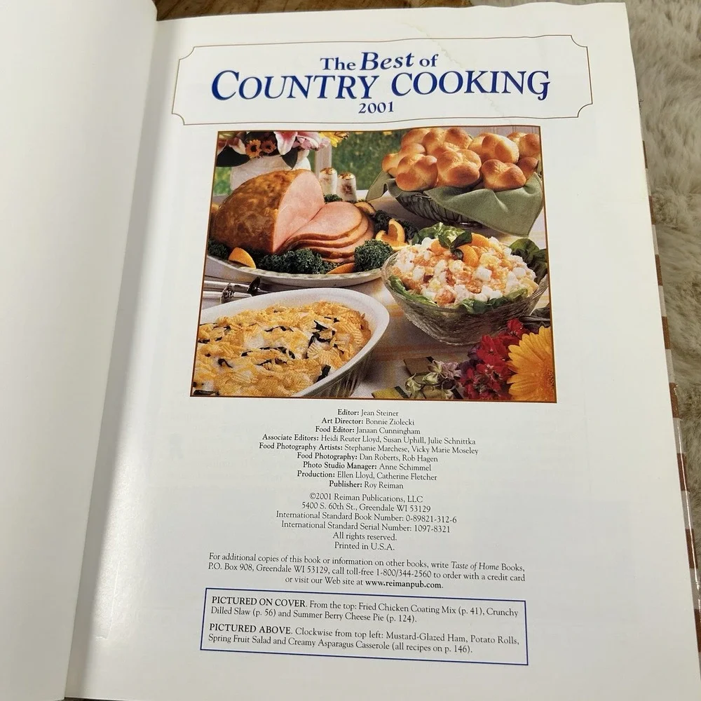 The Best of Country Cooking Cookbook 2001
